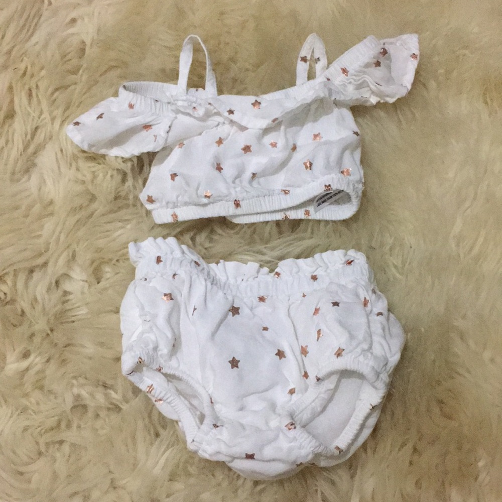 Crop top and diaper cover